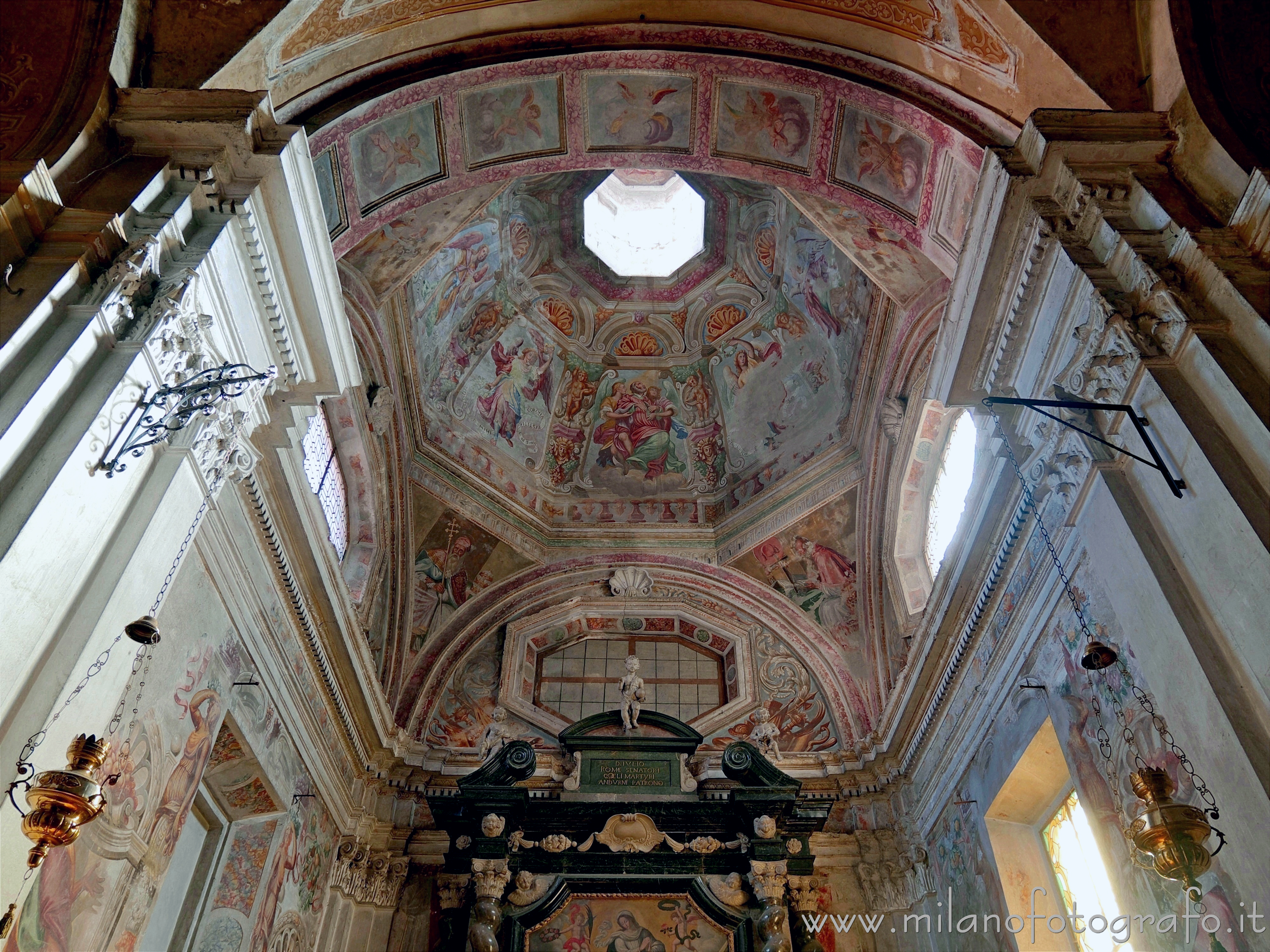 Andorno Micca (Biella, Italy) - Vault of the Chapel of San Giulio in the Church of San Lorenzo